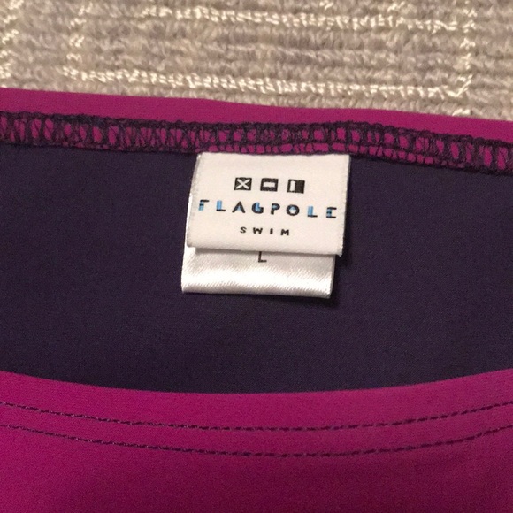 Flagpole Swim two-piece colorblock bikini swimsuit - Picture 2 of 4